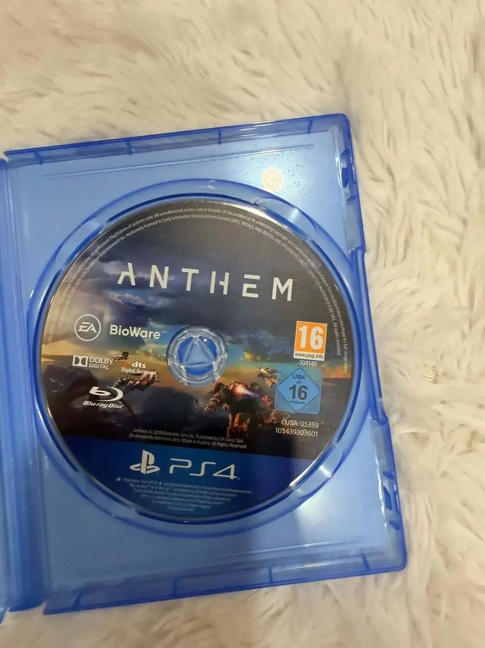 Anthem PlayStation 4 PS4 Game BioWare EA
